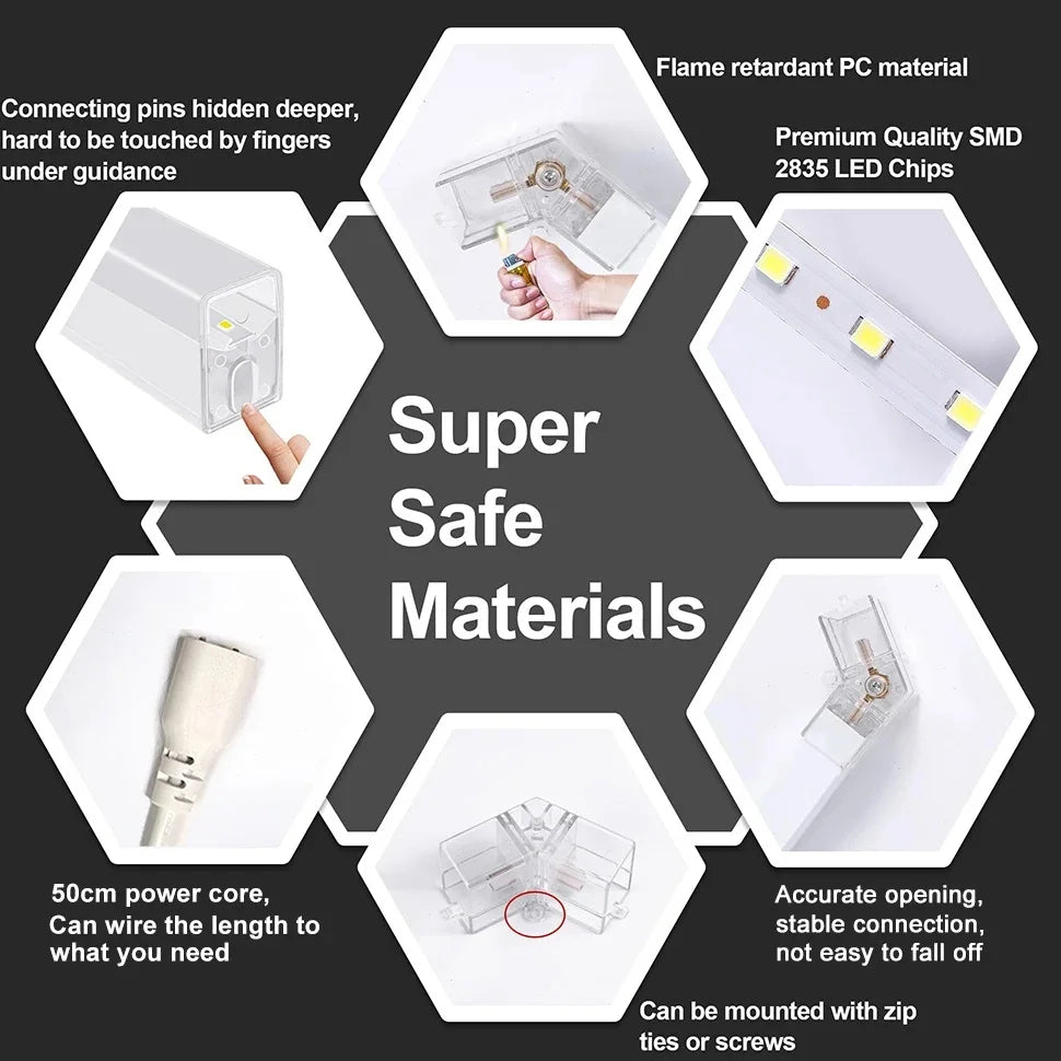 Ultra Bright Hexagon LED Lights