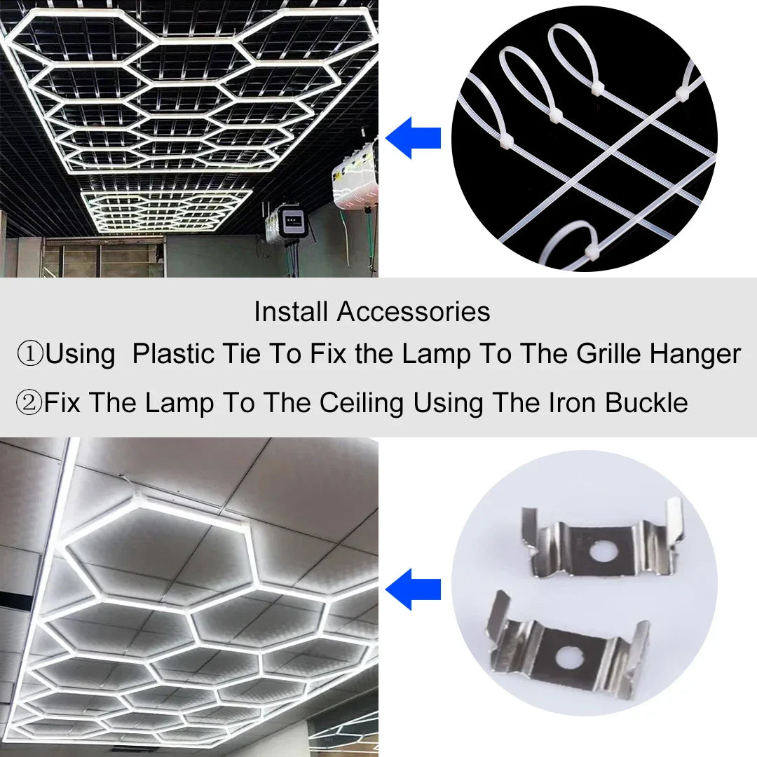 Ultra Bright Hexagon LED Lights
